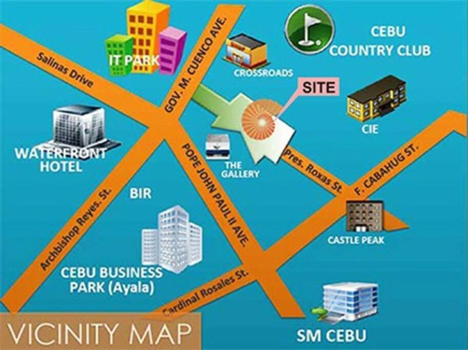 Condo Near Ayala Cebu City W Wifi Balcony Dış mekan fotoğraf
